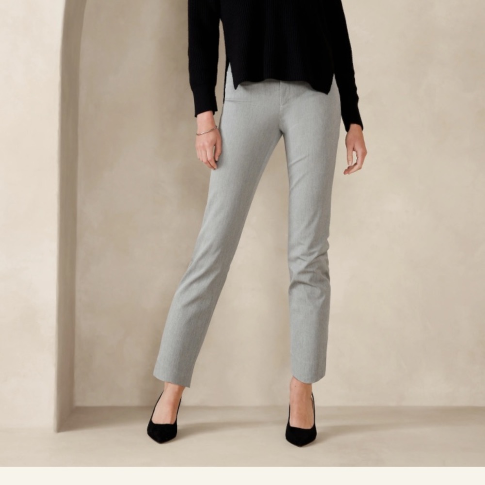 High rise, Sloan pants from Banana Republic factory.  Gray size 16 regular-NWT